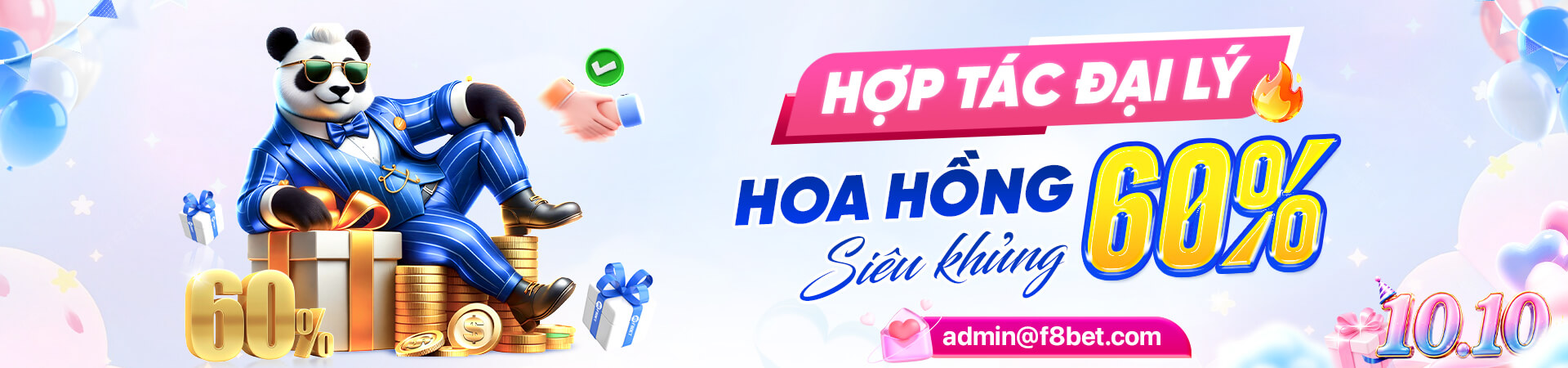 chương trình ưu đãi riêng biệt cho đại lý f8bet